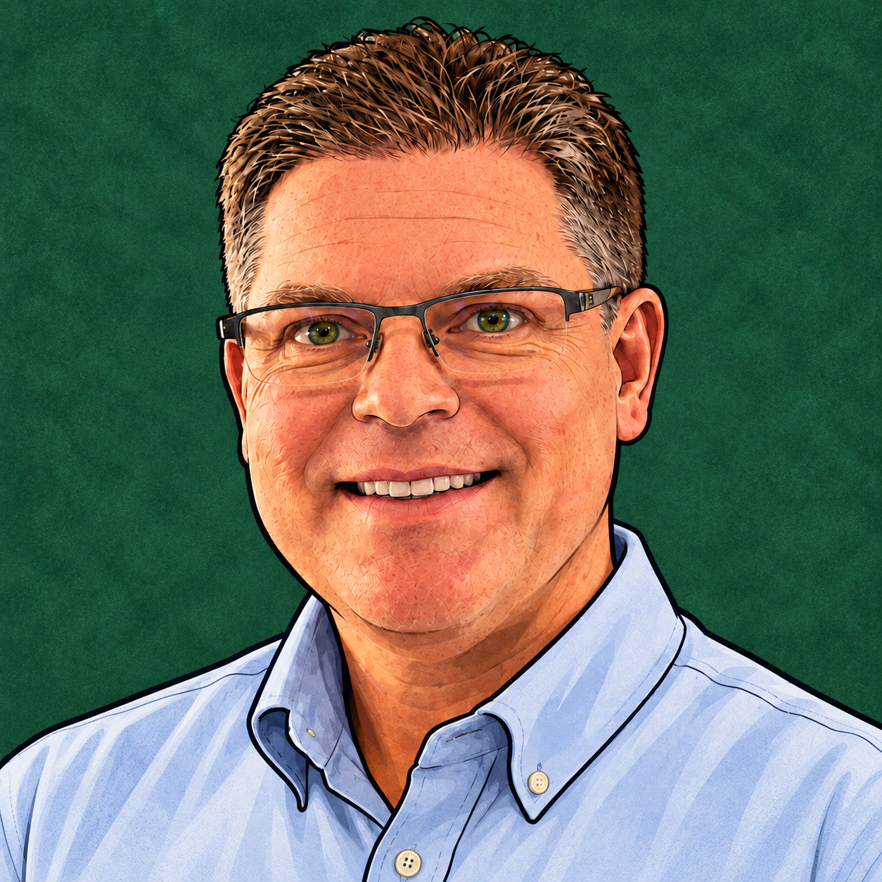 James Dalfino cartoon portrait